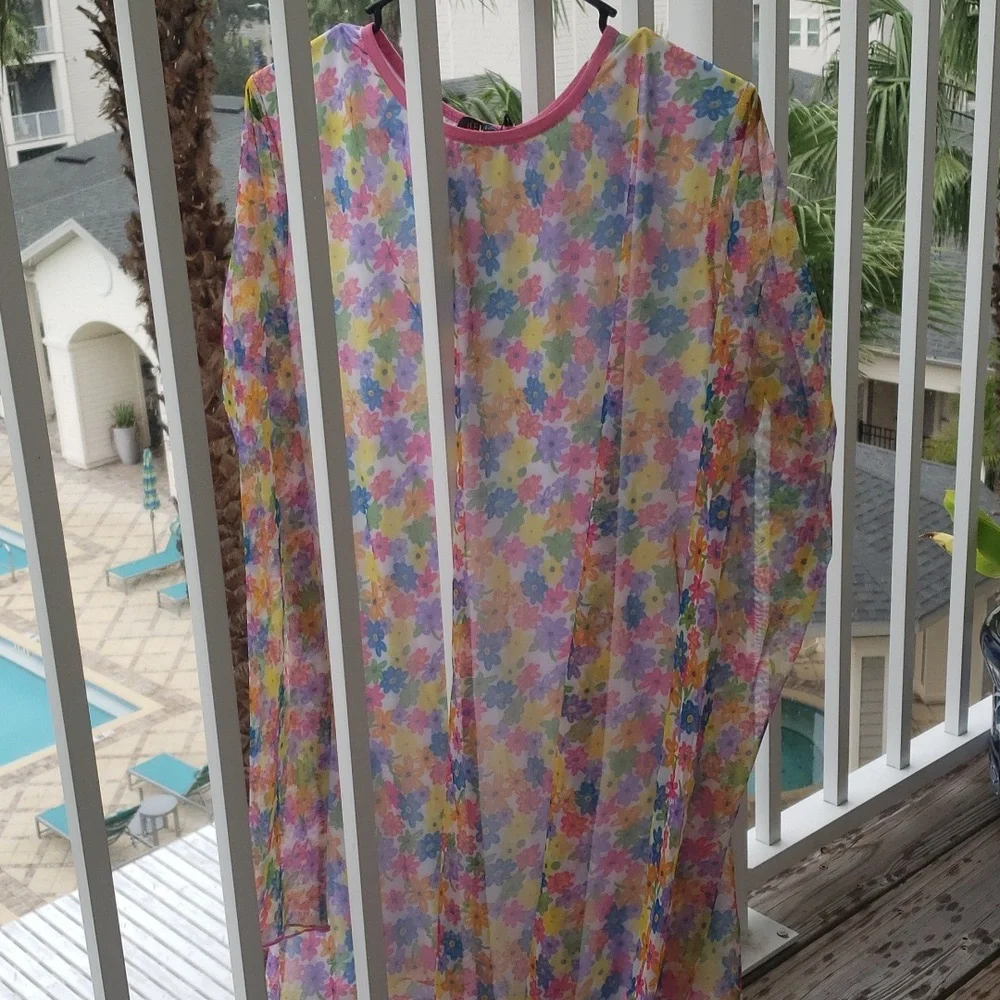 Dolls Kill Delia's 3X Flower Power dress - Picture 1 of 6